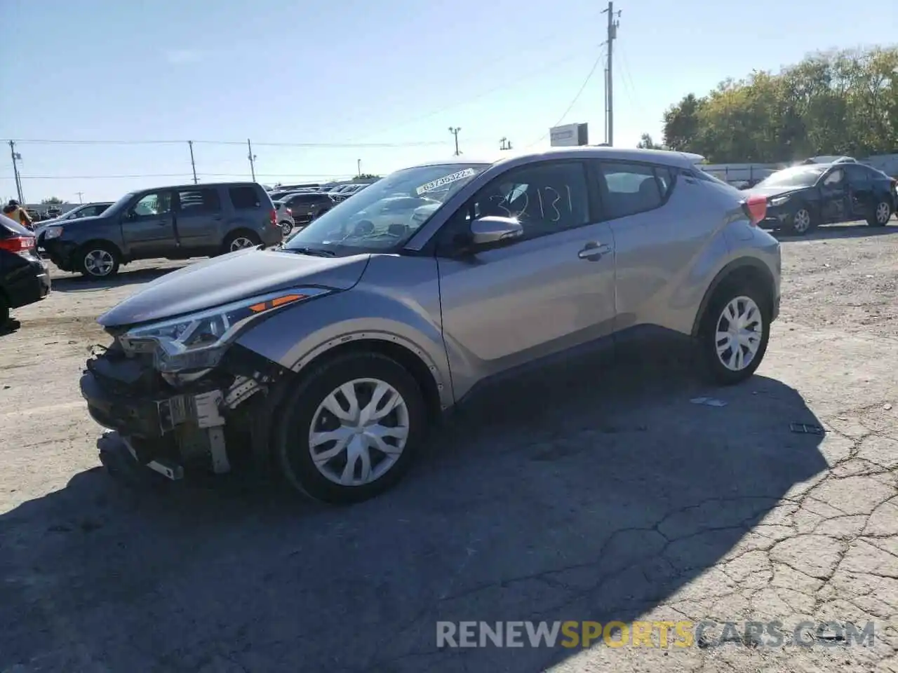 2 Photograph of a damaged car NMTKHMBX7KR080138 TOYOTA C-HR 2019