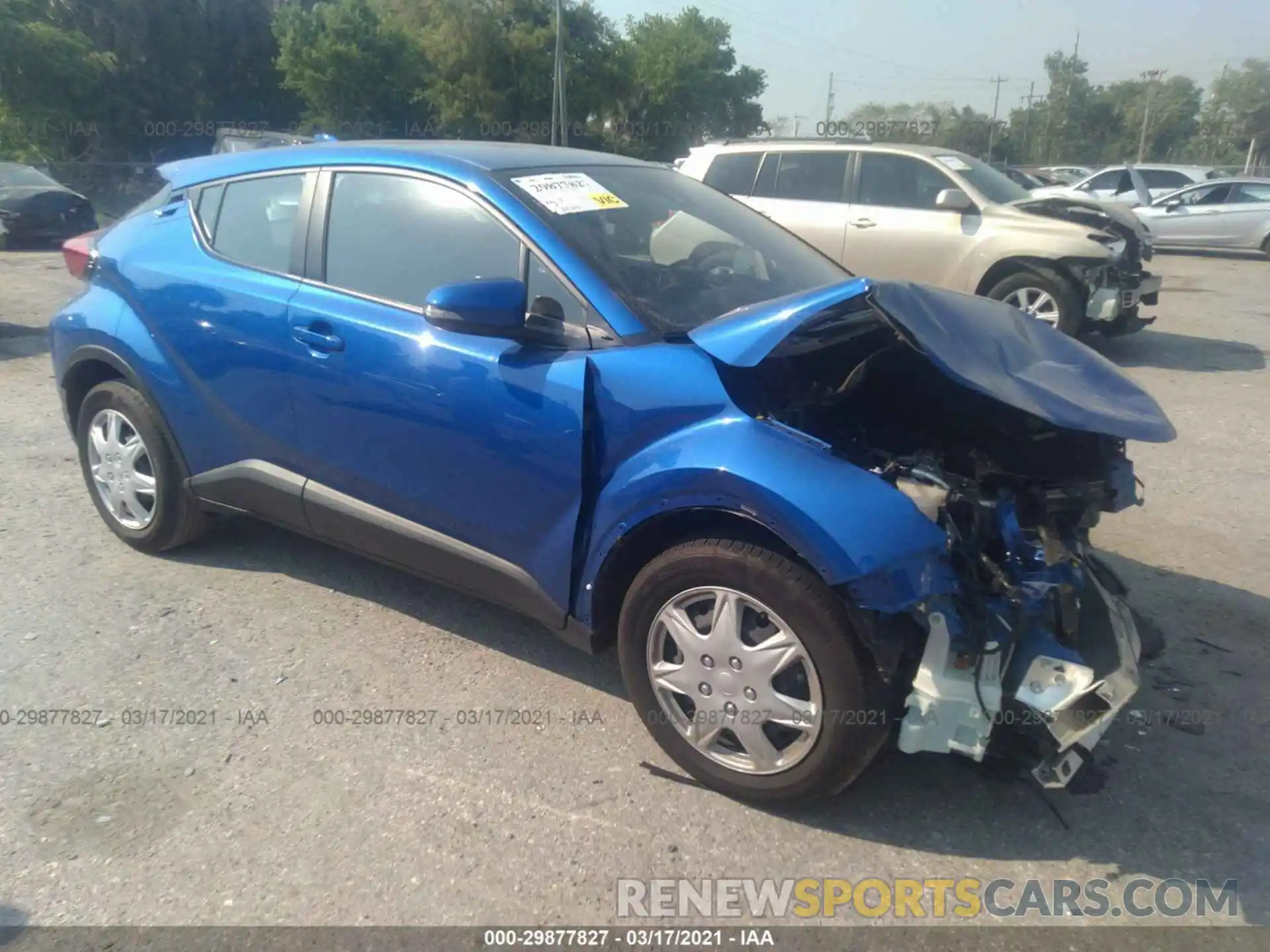 1 Photograph of a damaged car NMTKHMBX7KR084920 TOYOTA C-HR 2019