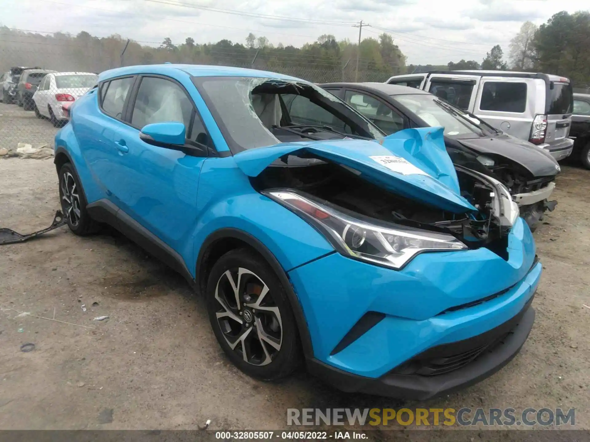 1 Photograph of a damaged car NMTKHMBX7KR086716 TOYOTA C-HR 2019