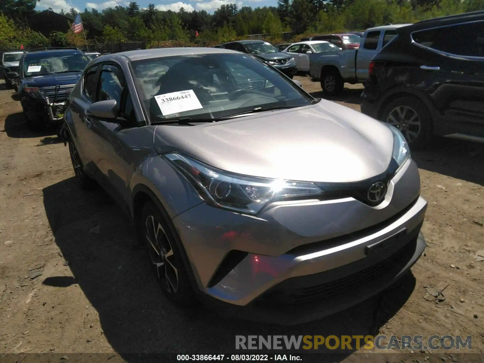 1 Photograph of a damaged car NMTKHMBX7KR089101 TOYOTA C-HR 2019