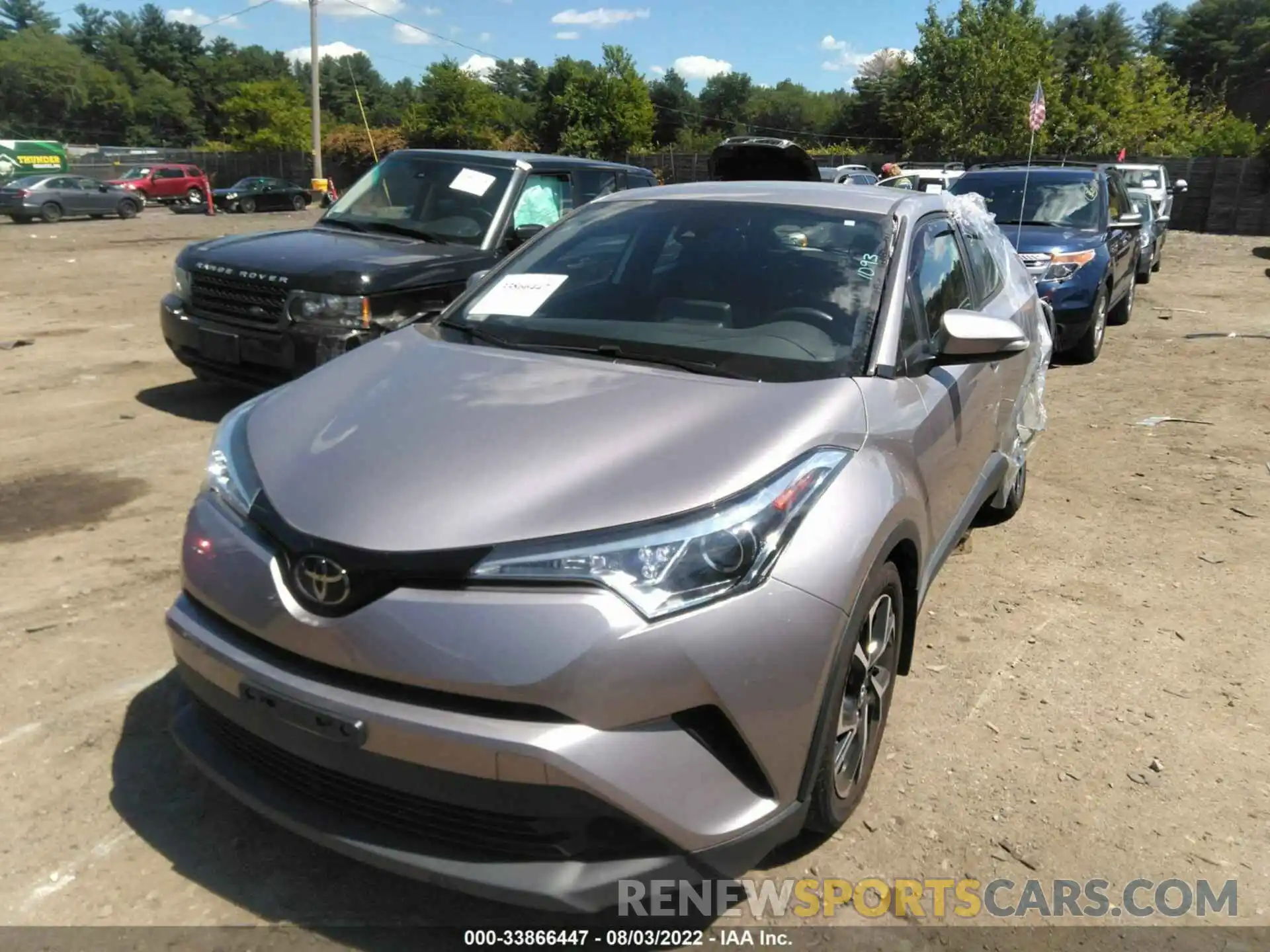 2 Photograph of a damaged car NMTKHMBX7KR089101 TOYOTA C-HR 2019