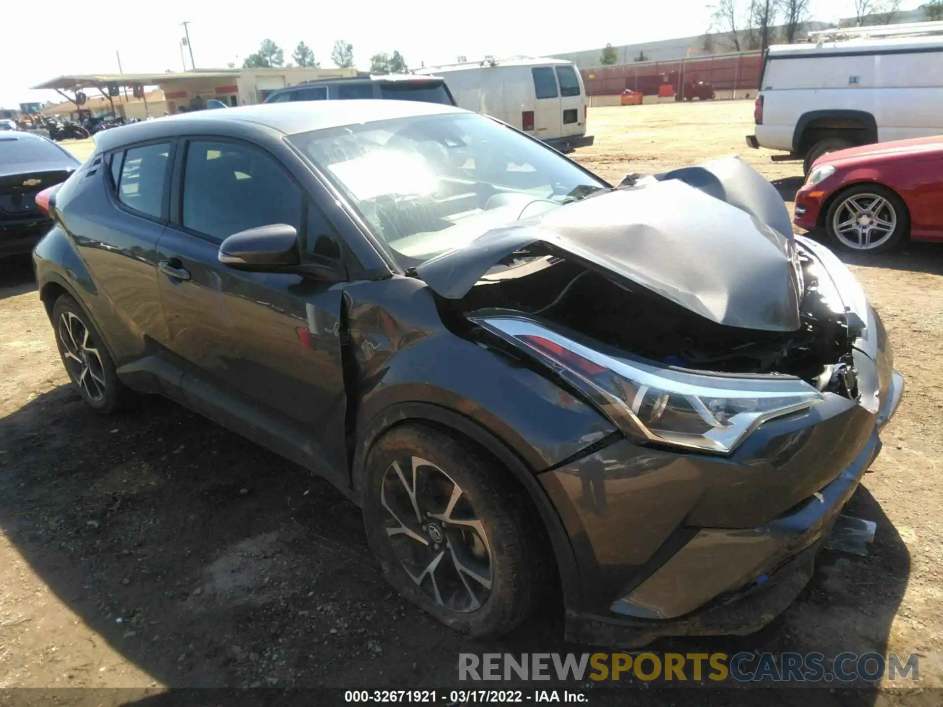 1 Photograph of a damaged car NMTKHMBX7KR090040 TOYOTA C-HR 2019