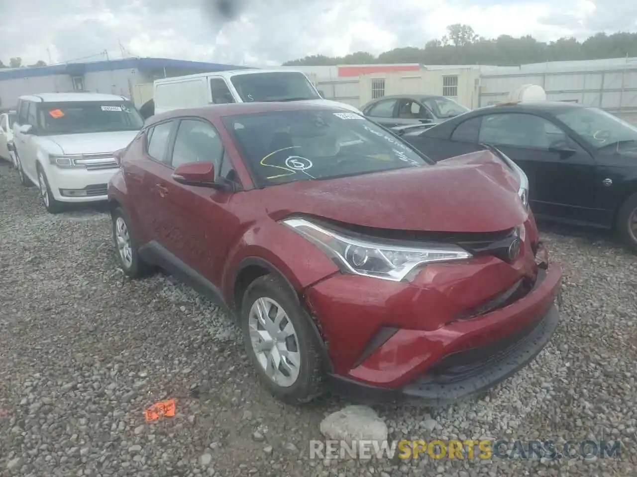 1 Photograph of a damaged car NMTKHMBX7KR090376 TOYOTA C-HR 2019