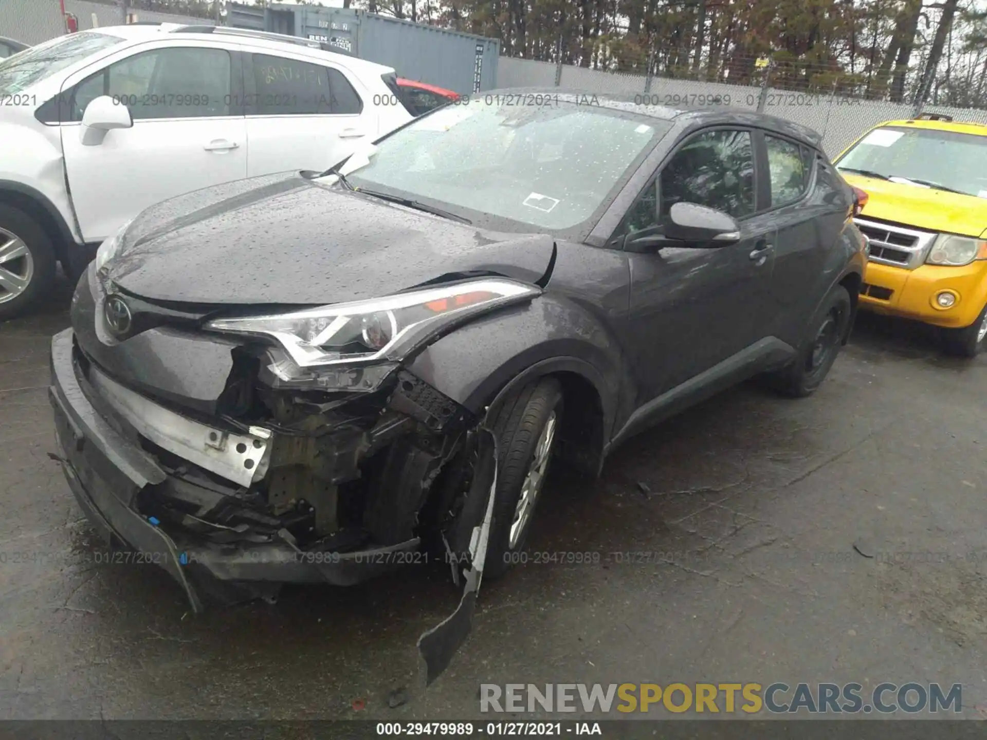 2 Photograph of a damaged car NMTKHMBX7KR093150 TOYOTA C-HR 2019