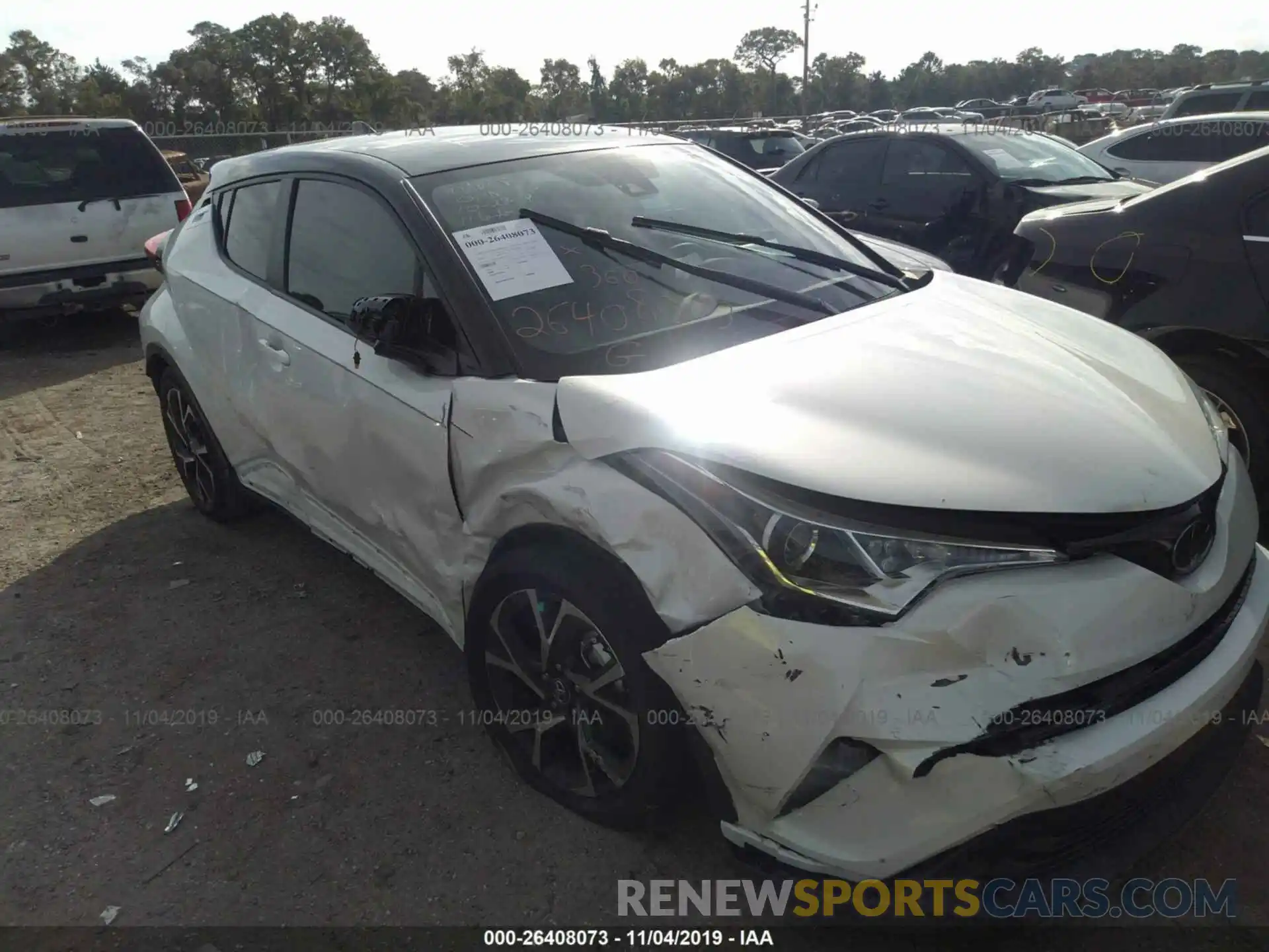 6 Photograph of a damaged car NMTKHMBX7KR093469 TOYOTA C-HR 2019