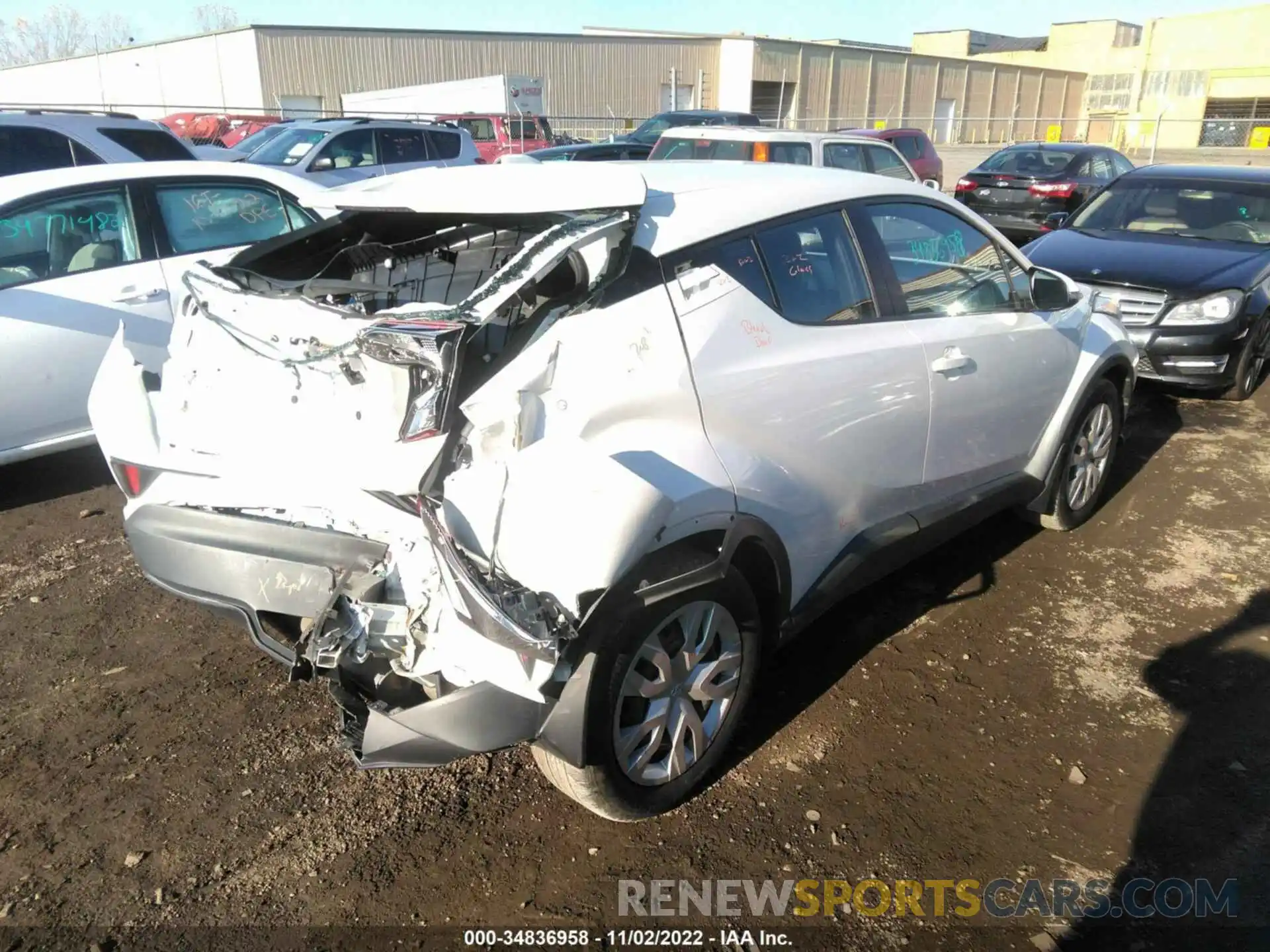 4 Photograph of a damaged car NMTKHMBX7KR095738 TOYOTA C-HR 2019