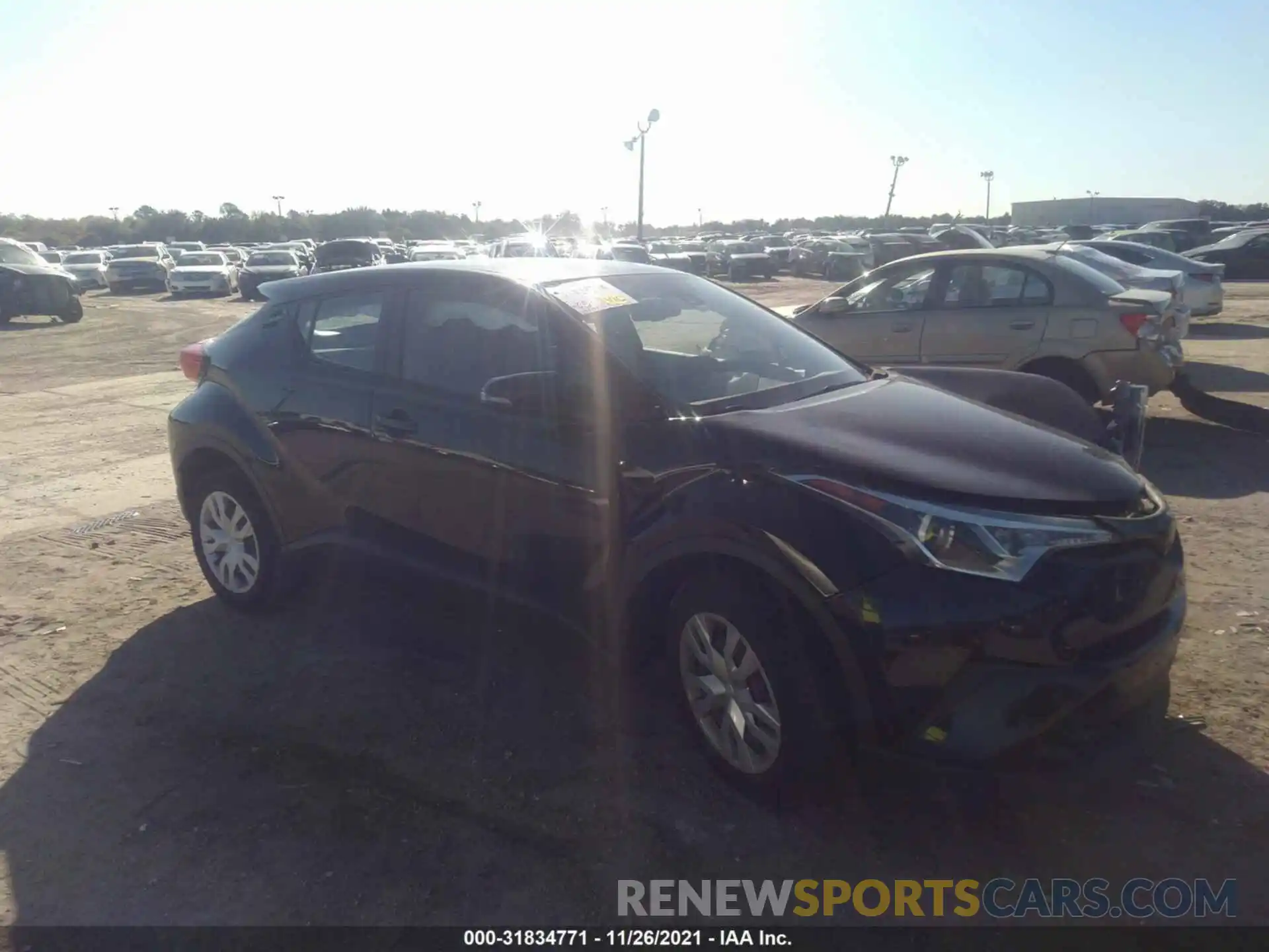 1 Photograph of a damaged car NMTKHMBX7KR097683 TOYOTA C-HR 2019