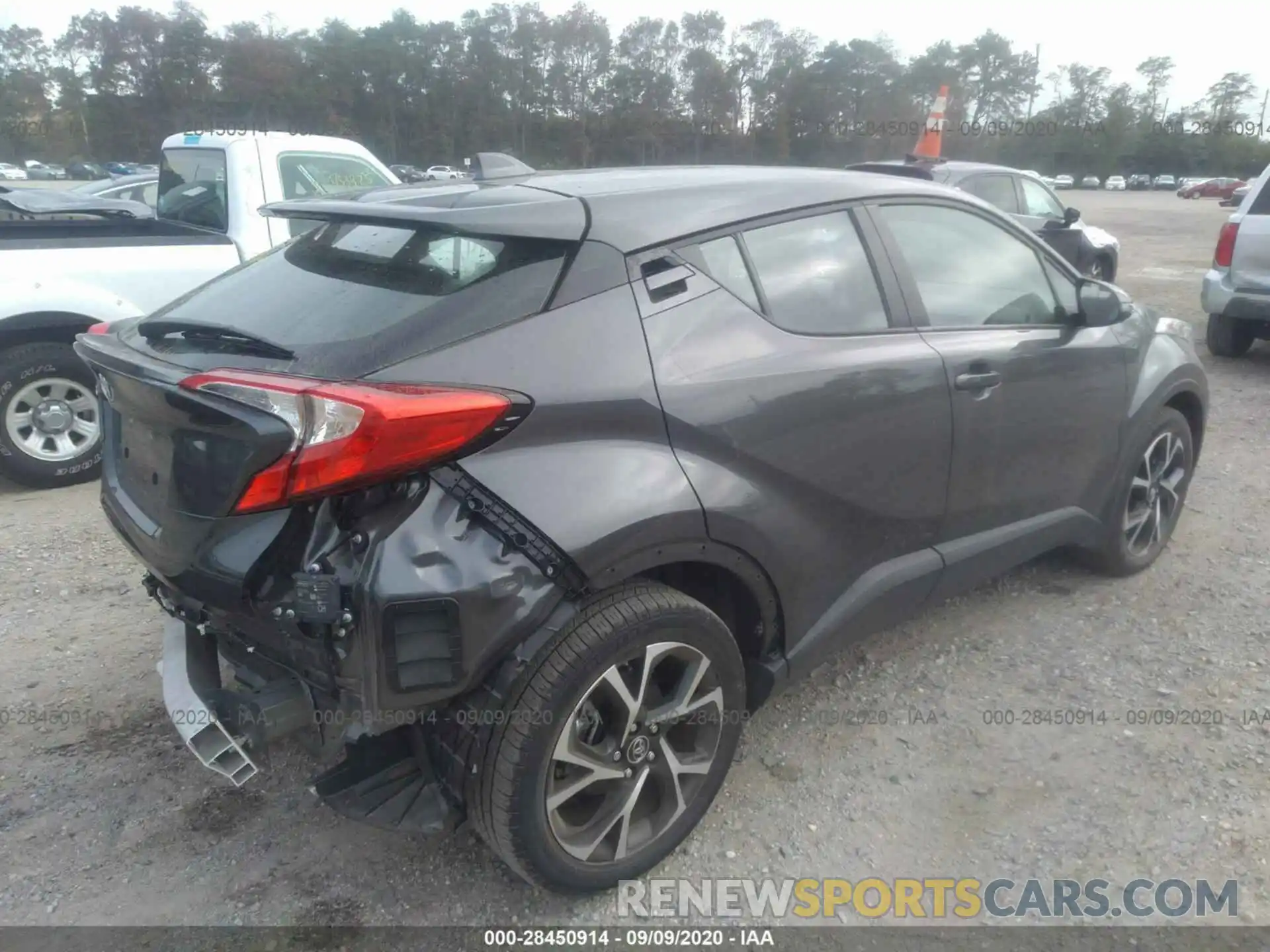 4 Photograph of a damaged car NMTKHMBX7KR099529 TOYOTA C-HR 2019