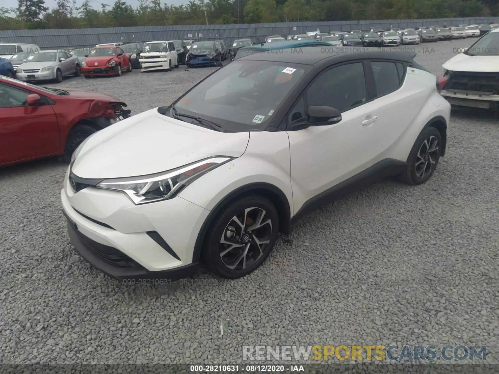 2 Photograph of a damaged car NMTKHMBX7KR101554 TOYOTA C-HR 2019