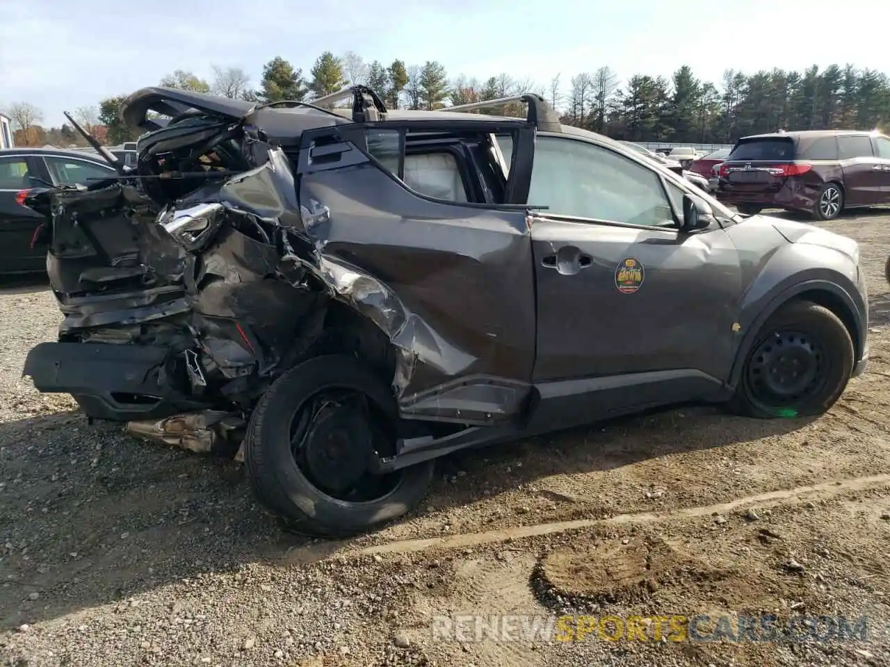 3 Photograph of a damaged car NMTKHMBX8KR071920 TOYOTA C-HR 2019