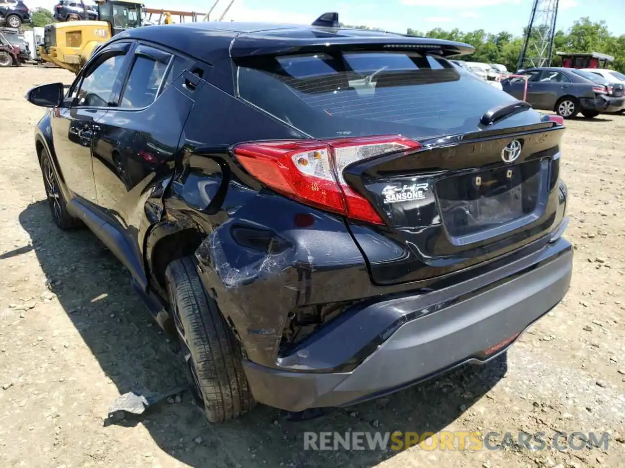 3 Photograph of a damaged car NMTKHMBX8KR074011 TOYOTA C-HR 2019