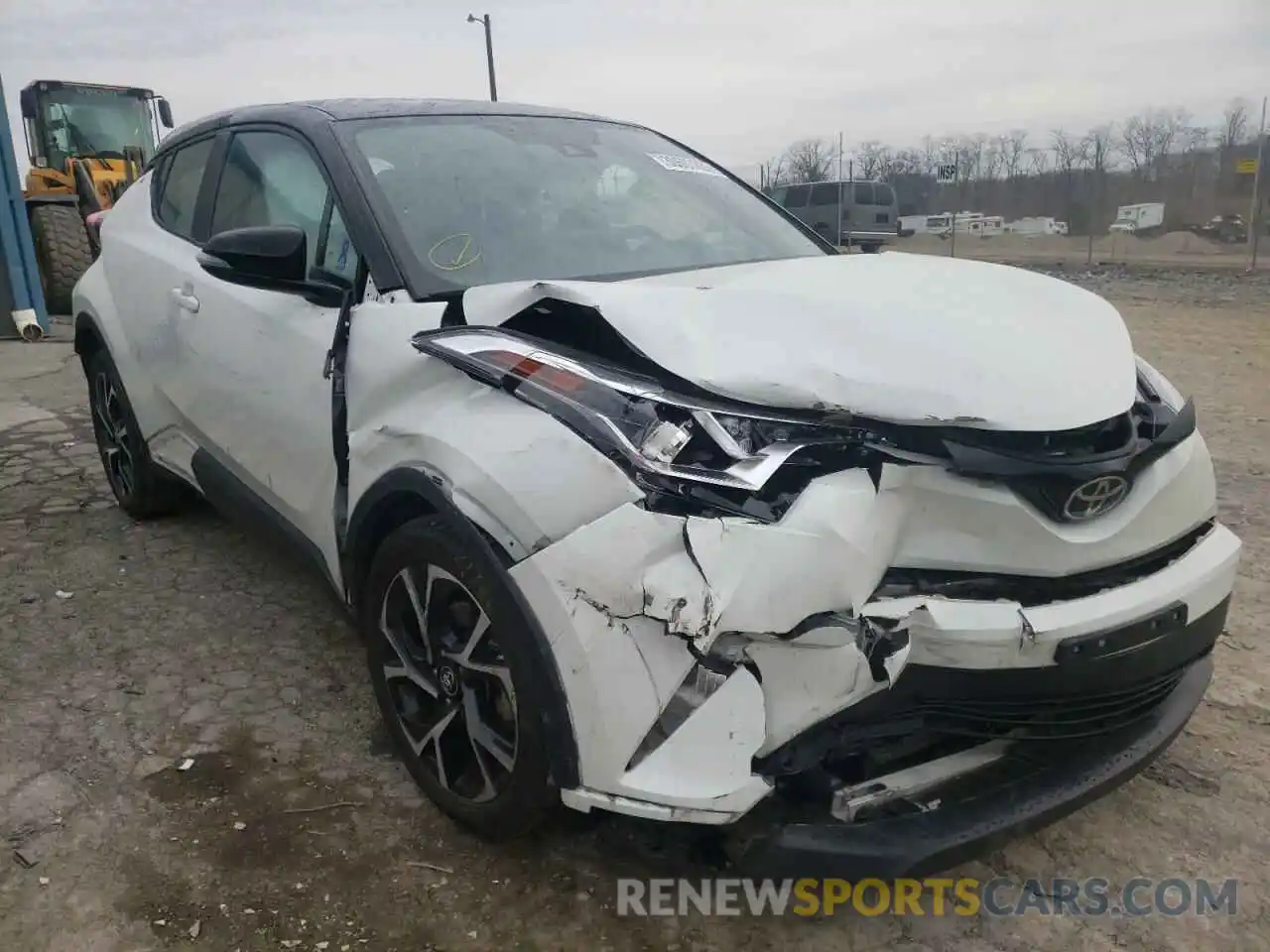 1 Photograph of a damaged car NMTKHMBX8KR076955 TOYOTA C-HR 2019