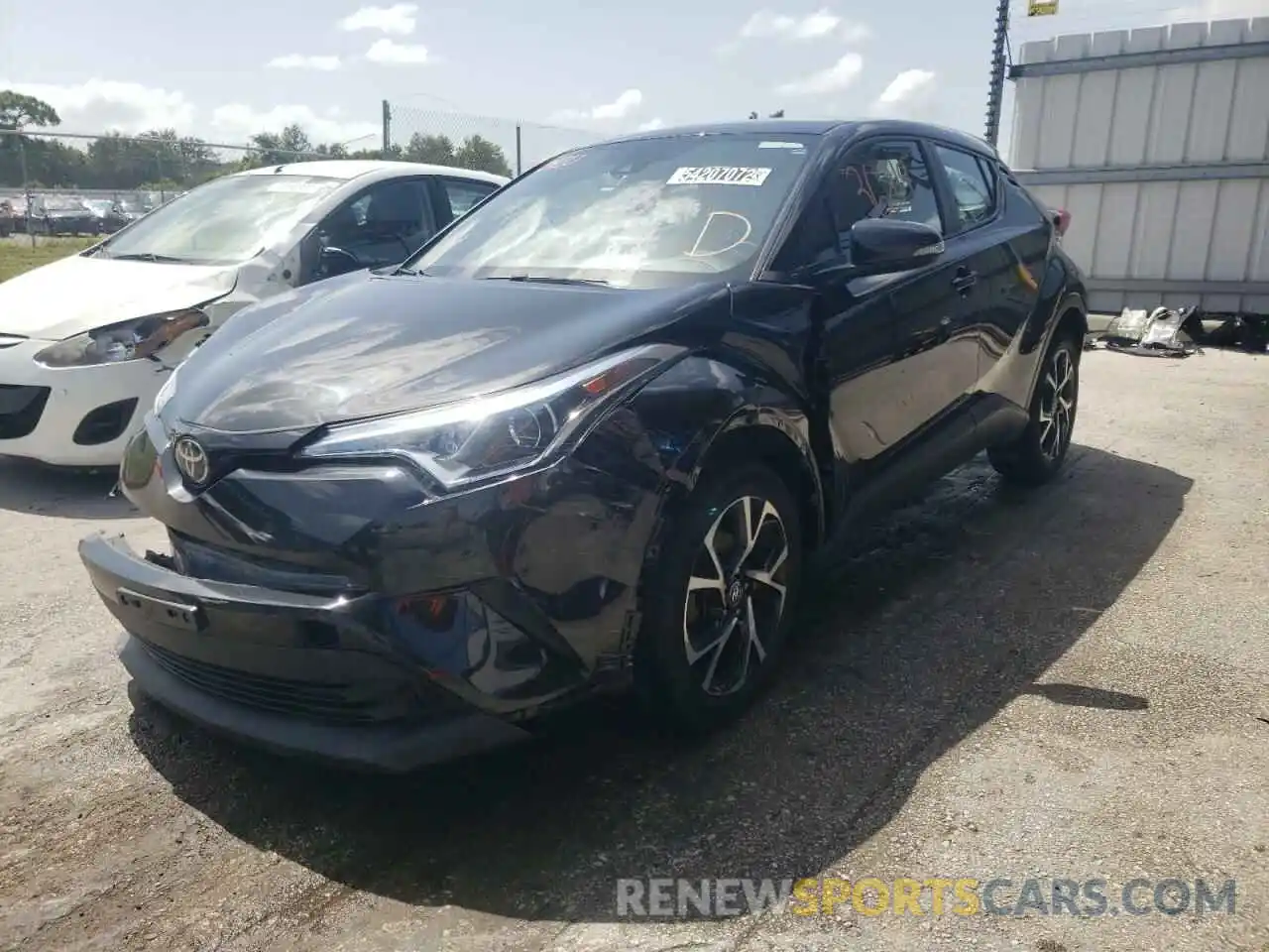 2 Photograph of a damaged car NMTKHMBX8KR077250 TOYOTA C-HR 2019