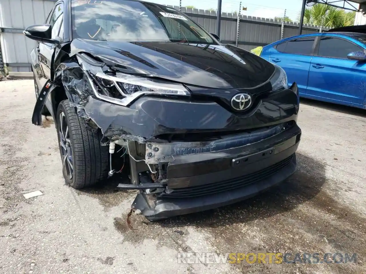 9 Photograph of a damaged car NMTKHMBX8KR077250 TOYOTA C-HR 2019