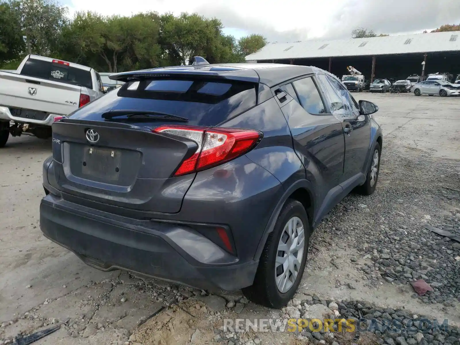 4 Photograph of a damaged car NMTKHMBX8KR078852 TOYOTA C-HR 2019