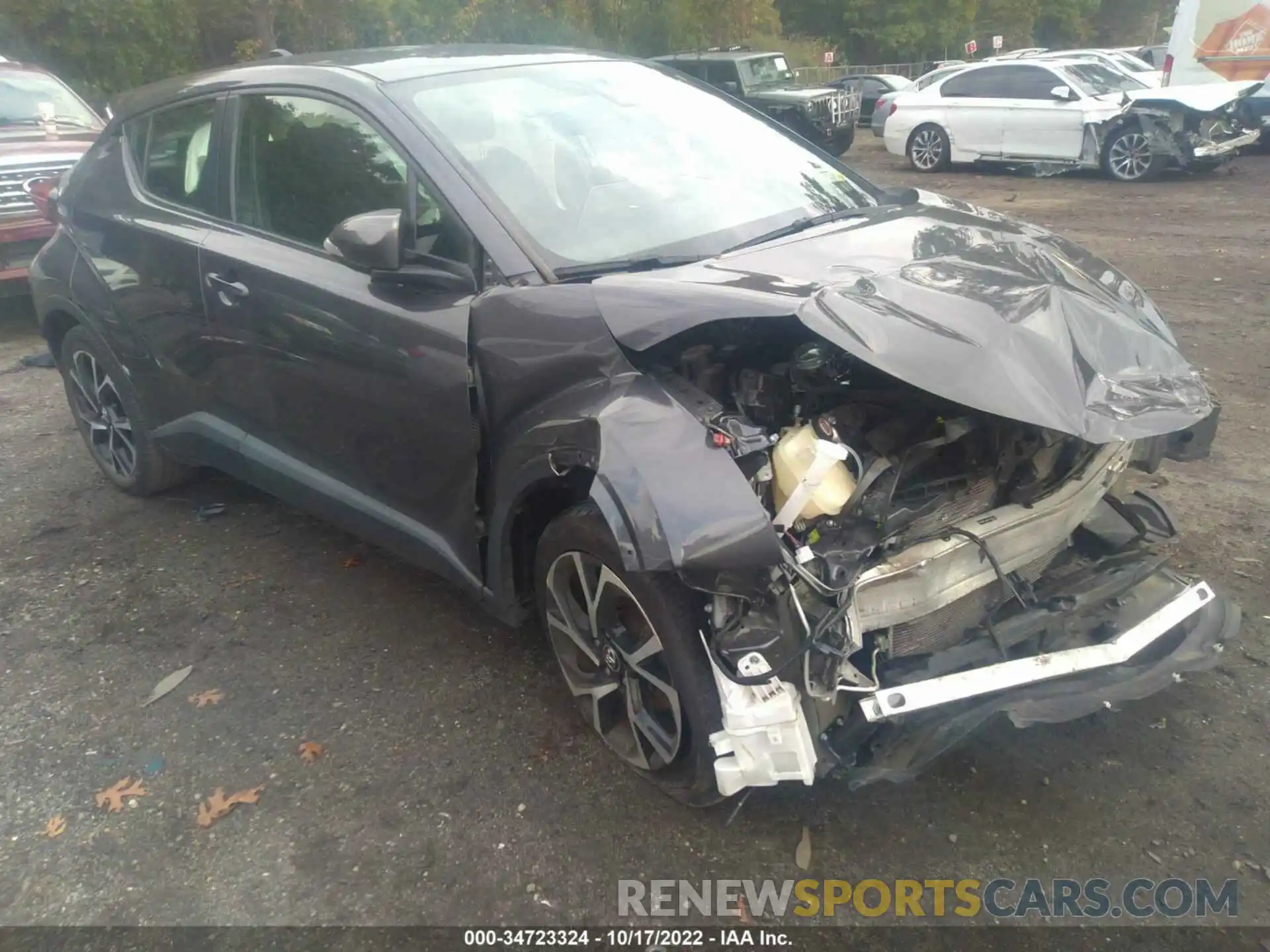 1 Photograph of a damaged car NMTKHMBX8KR082139 TOYOTA C-HR 2019