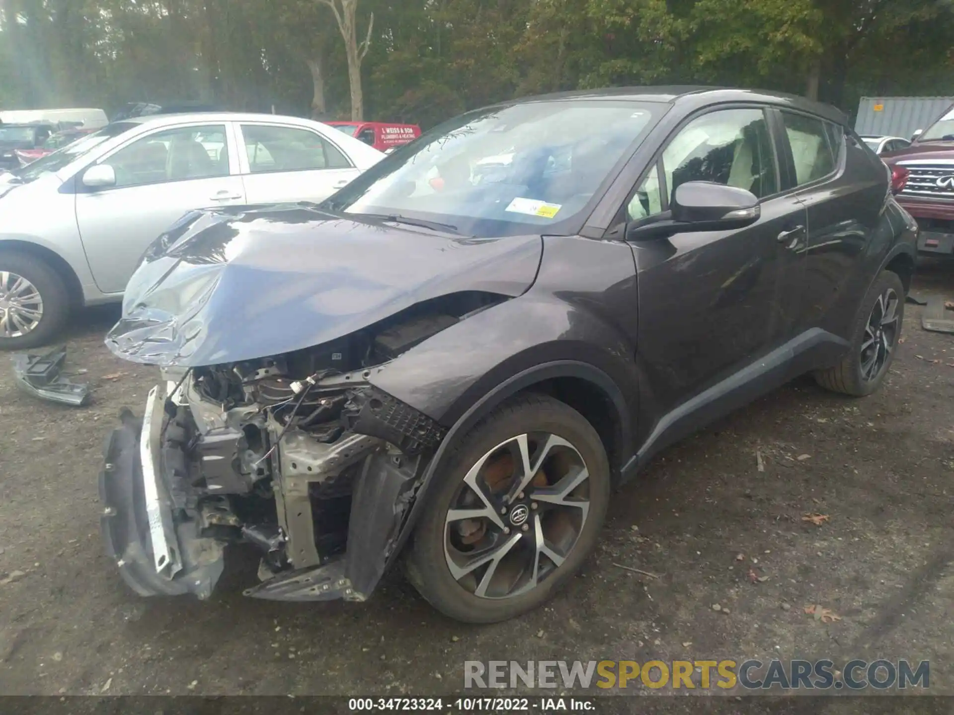 2 Photograph of a damaged car NMTKHMBX8KR082139 TOYOTA C-HR 2019