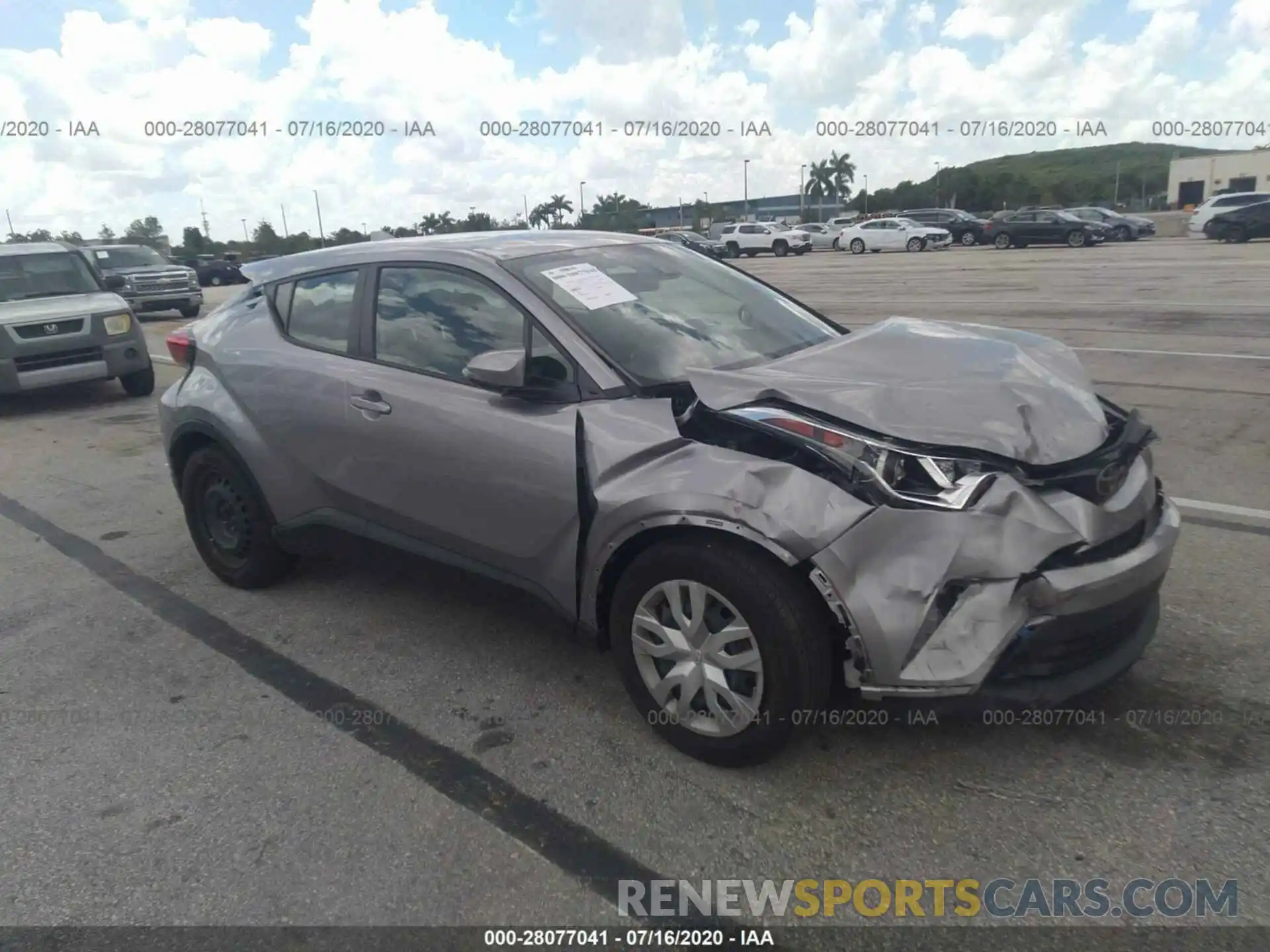 1 Photograph of a damaged car NMTKHMBX8KR083792 TOYOTA C-HR 2019