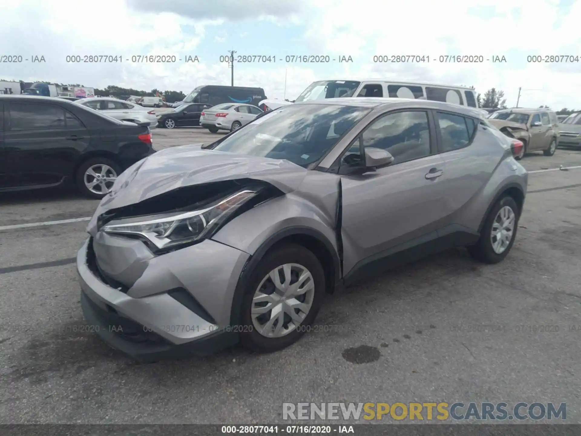 2 Photograph of a damaged car NMTKHMBX8KR083792 TOYOTA C-HR 2019