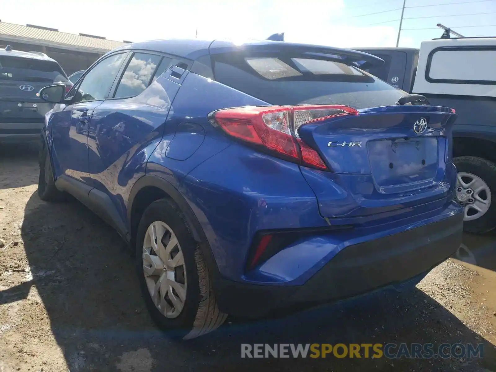 3 Photograph of a damaged car NMTKHMBX8KR084828 TOYOTA C-HR 2019