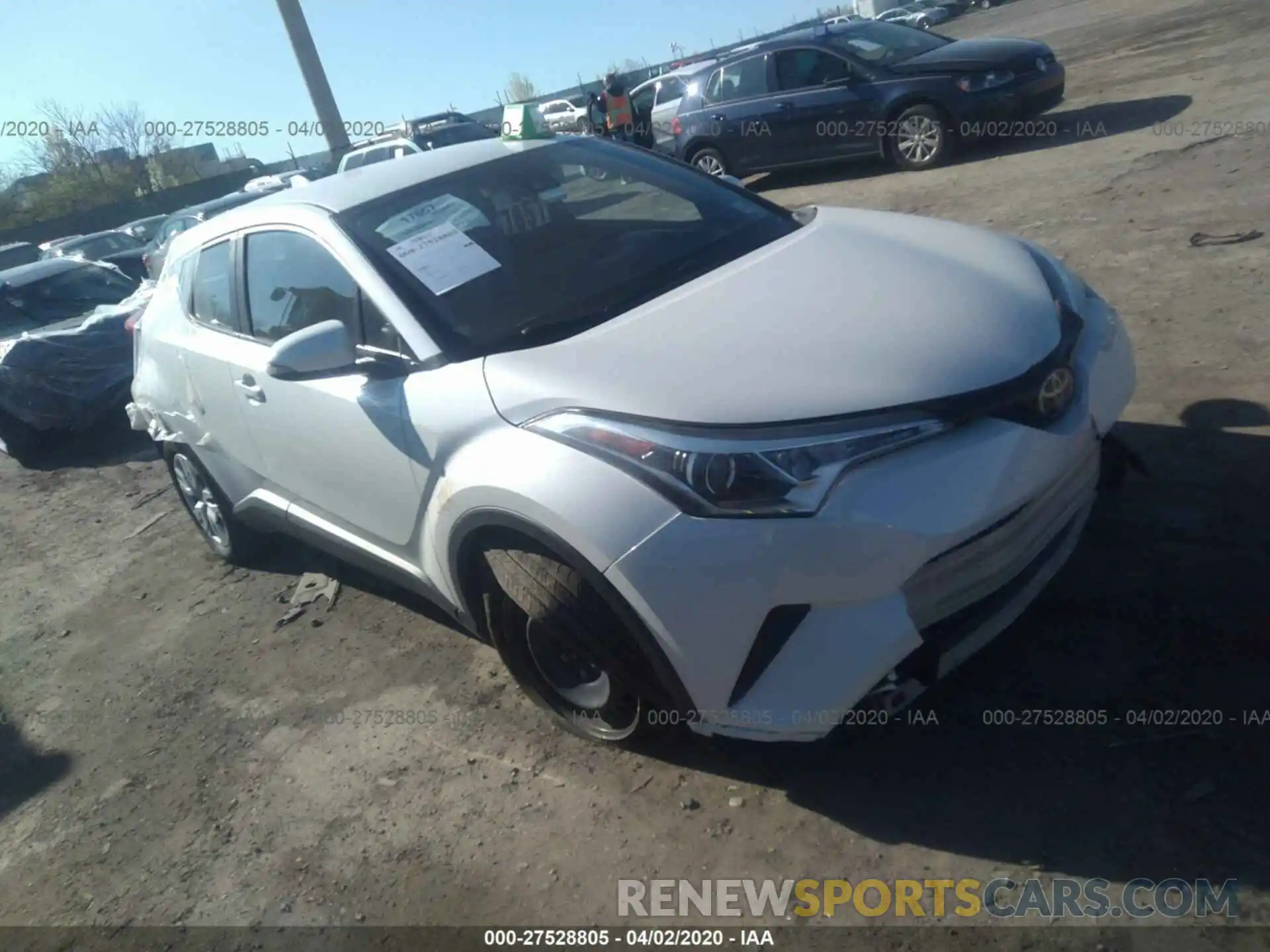 1 Photograph of a damaged car NMTKHMBX8KR086305 TOYOTA C-HR 2019