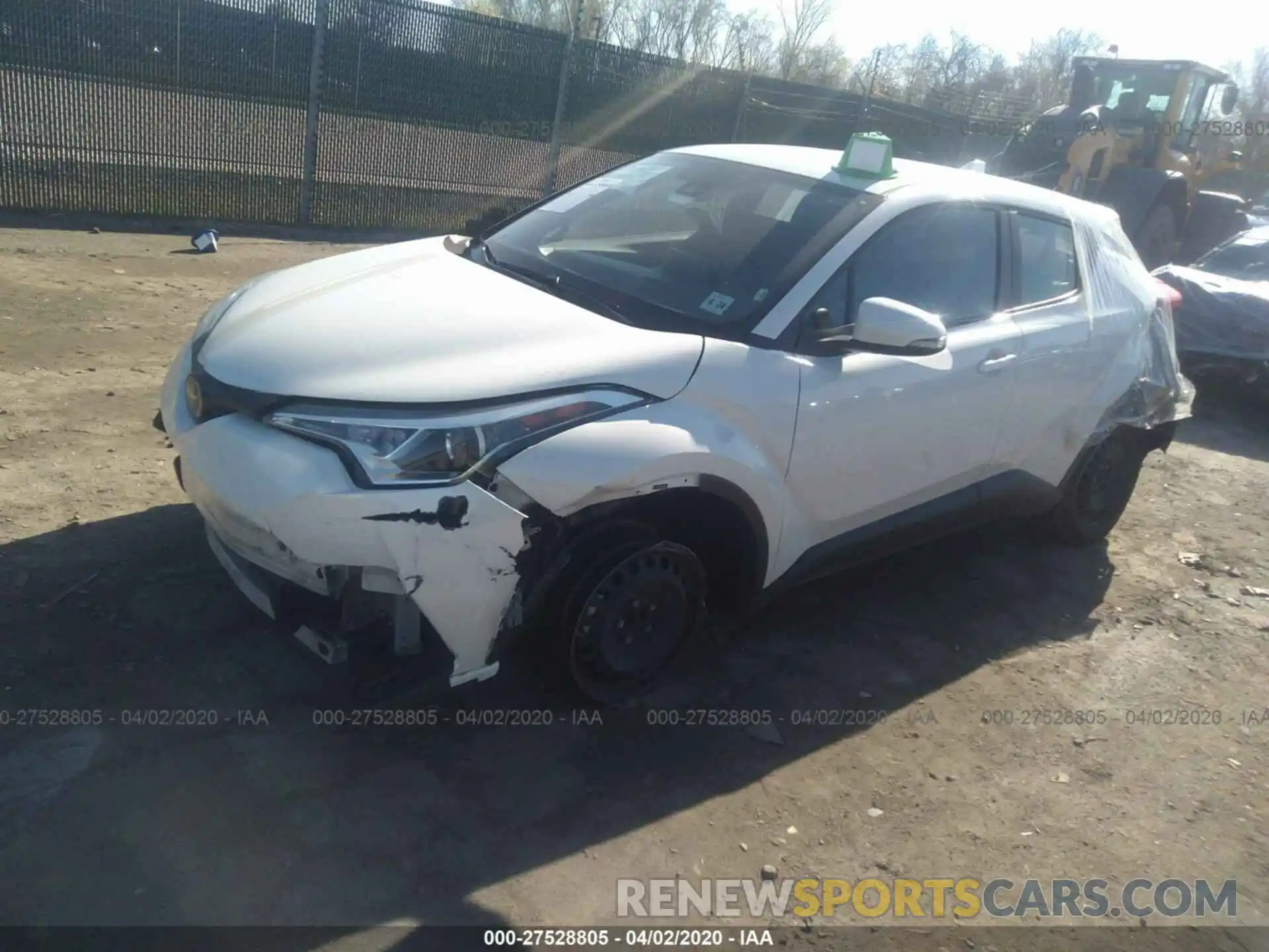 2 Photograph of a damaged car NMTKHMBX8KR086305 TOYOTA C-HR 2019