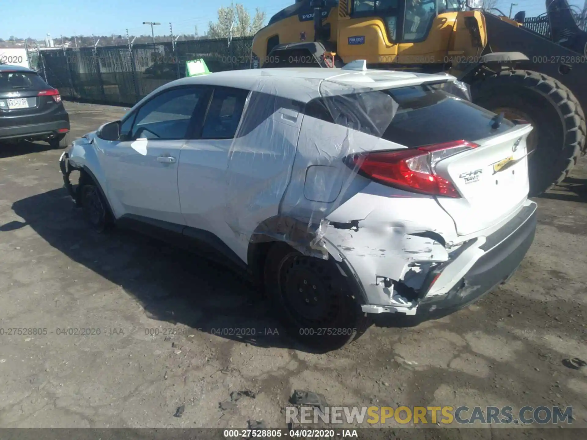 3 Photograph of a damaged car NMTKHMBX8KR086305 TOYOTA C-HR 2019