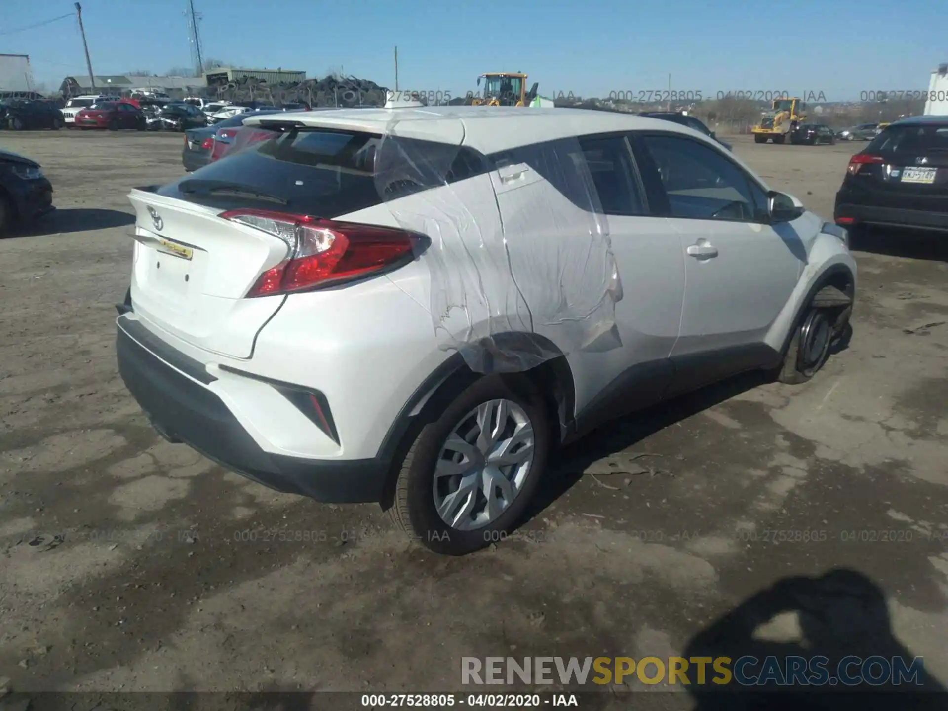 4 Photograph of a damaged car NMTKHMBX8KR086305 TOYOTA C-HR 2019