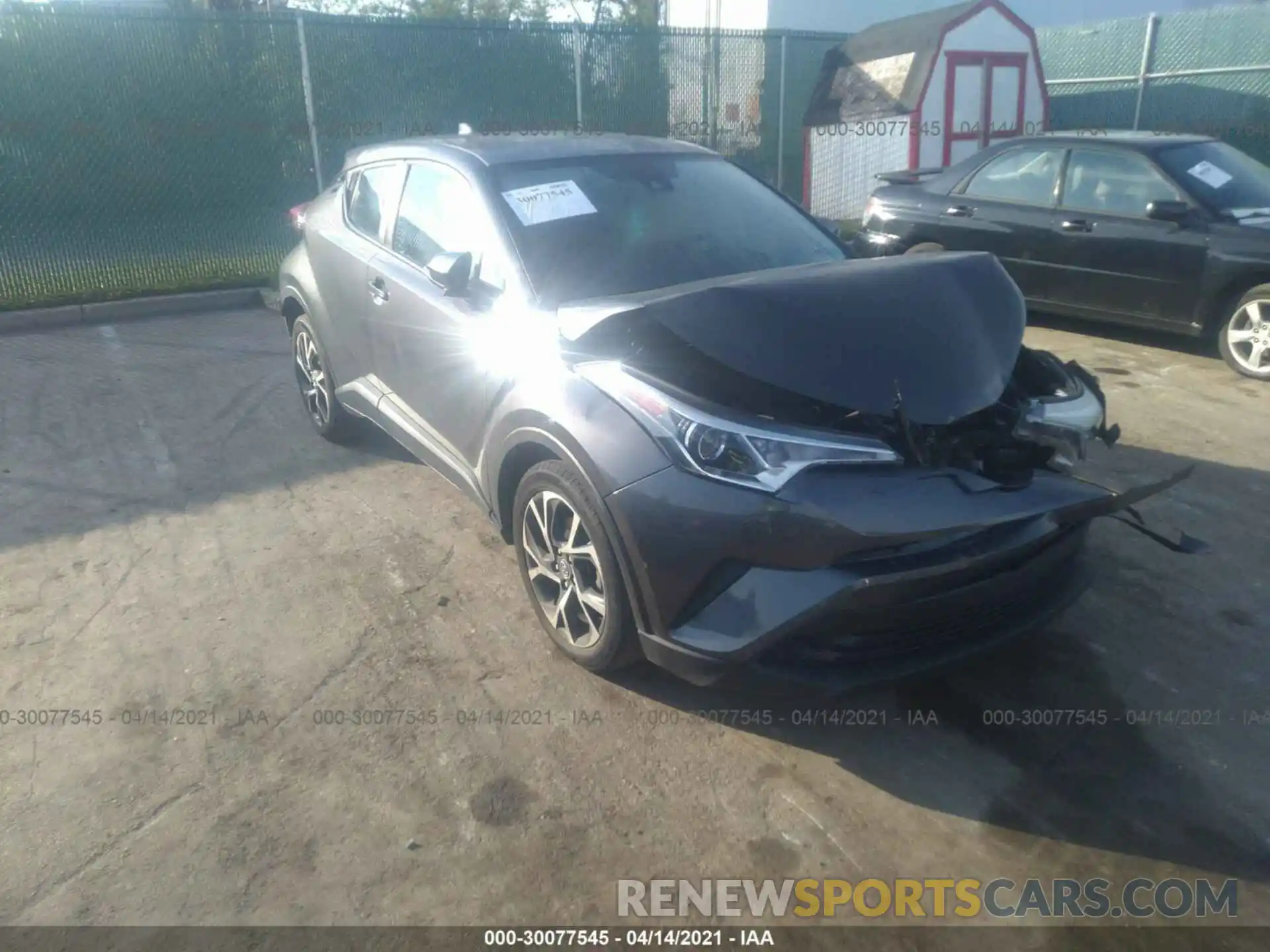 1 Photograph of a damaged car NMTKHMBX8KR090225 TOYOTA C-HR 2019