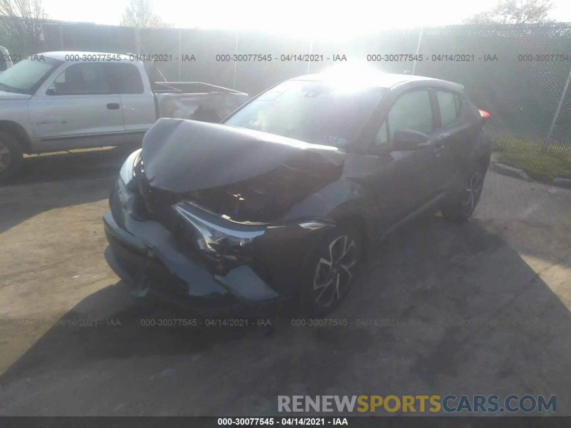 2 Photograph of a damaged car NMTKHMBX8KR090225 TOYOTA C-HR 2019