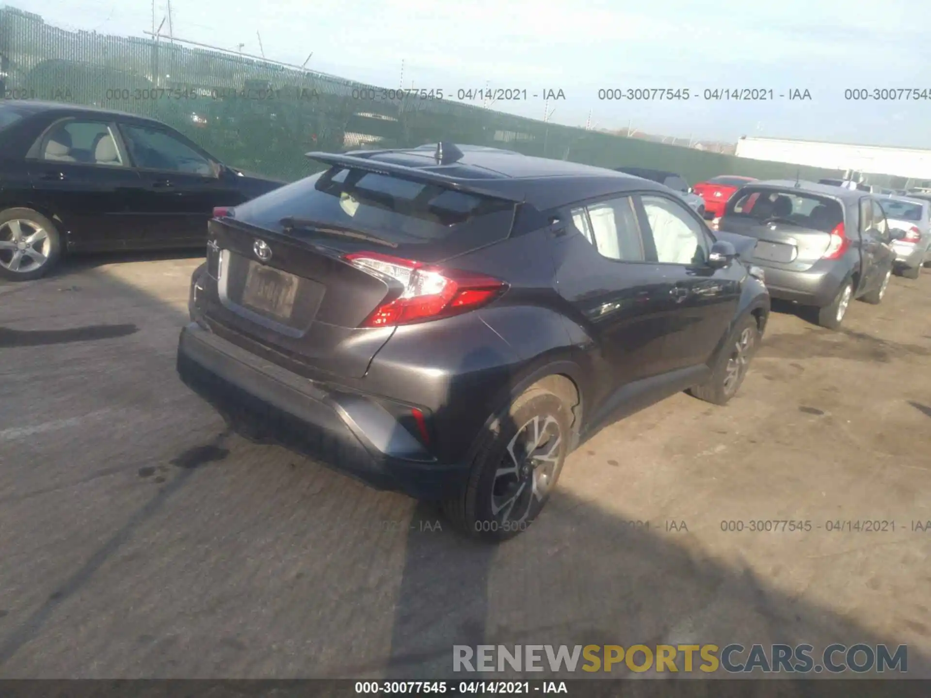 4 Photograph of a damaged car NMTKHMBX8KR090225 TOYOTA C-HR 2019