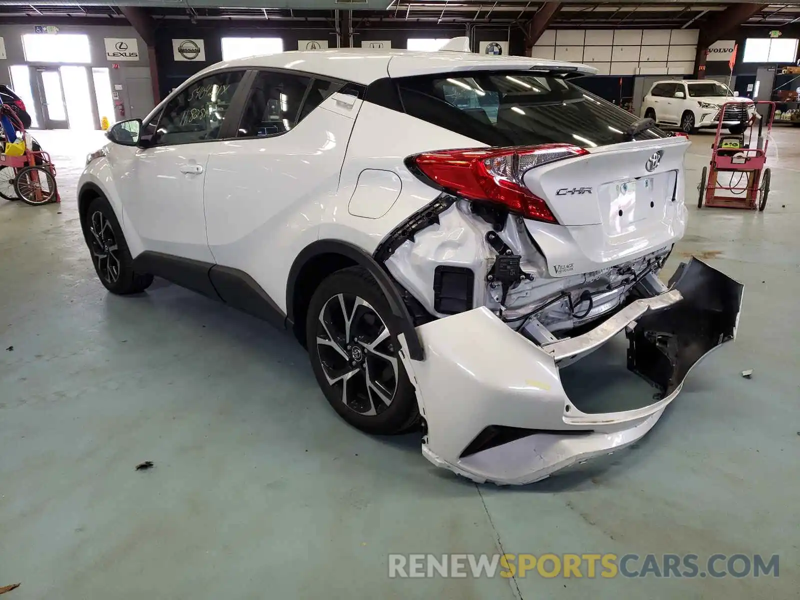 3 Photograph of a damaged car NMTKHMBX8KR090466 TOYOTA C-HR 2019