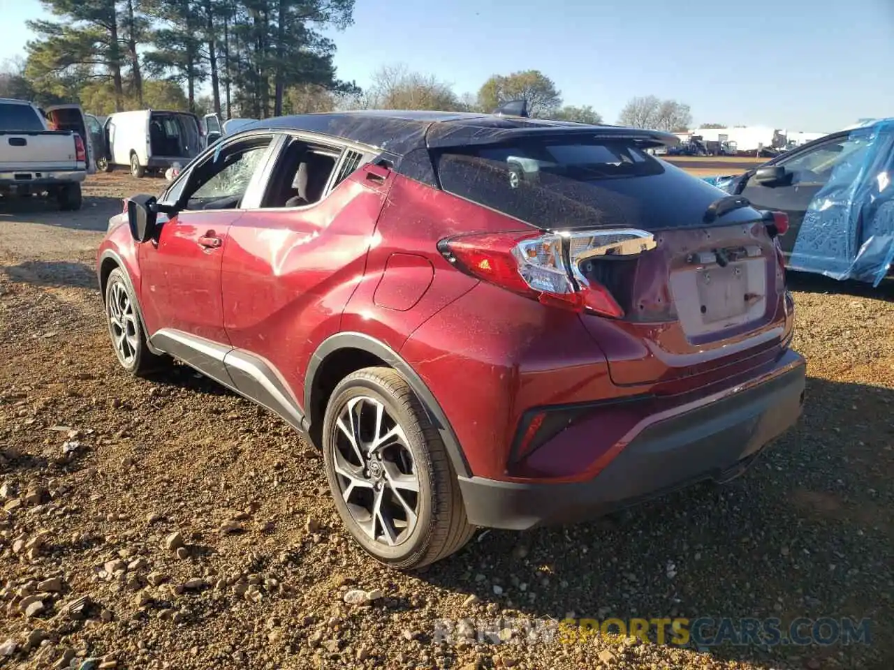 3 Photograph of a damaged car NMTKHMBX8KR090631 TOYOTA C-HR 2019