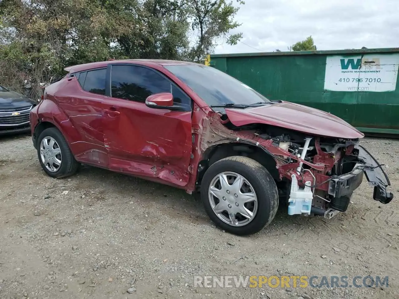 4 Photograph of a damaged car NMTKHMBX8KR092279 TOYOTA C-HR 2019