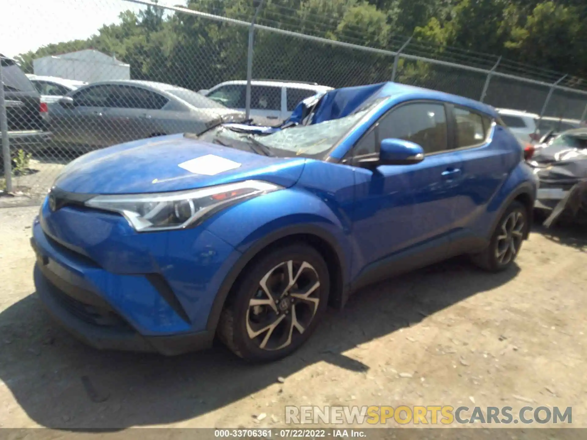 2 Photograph of a damaged car NMTKHMBX8KR093450 TOYOTA C-HR 2019