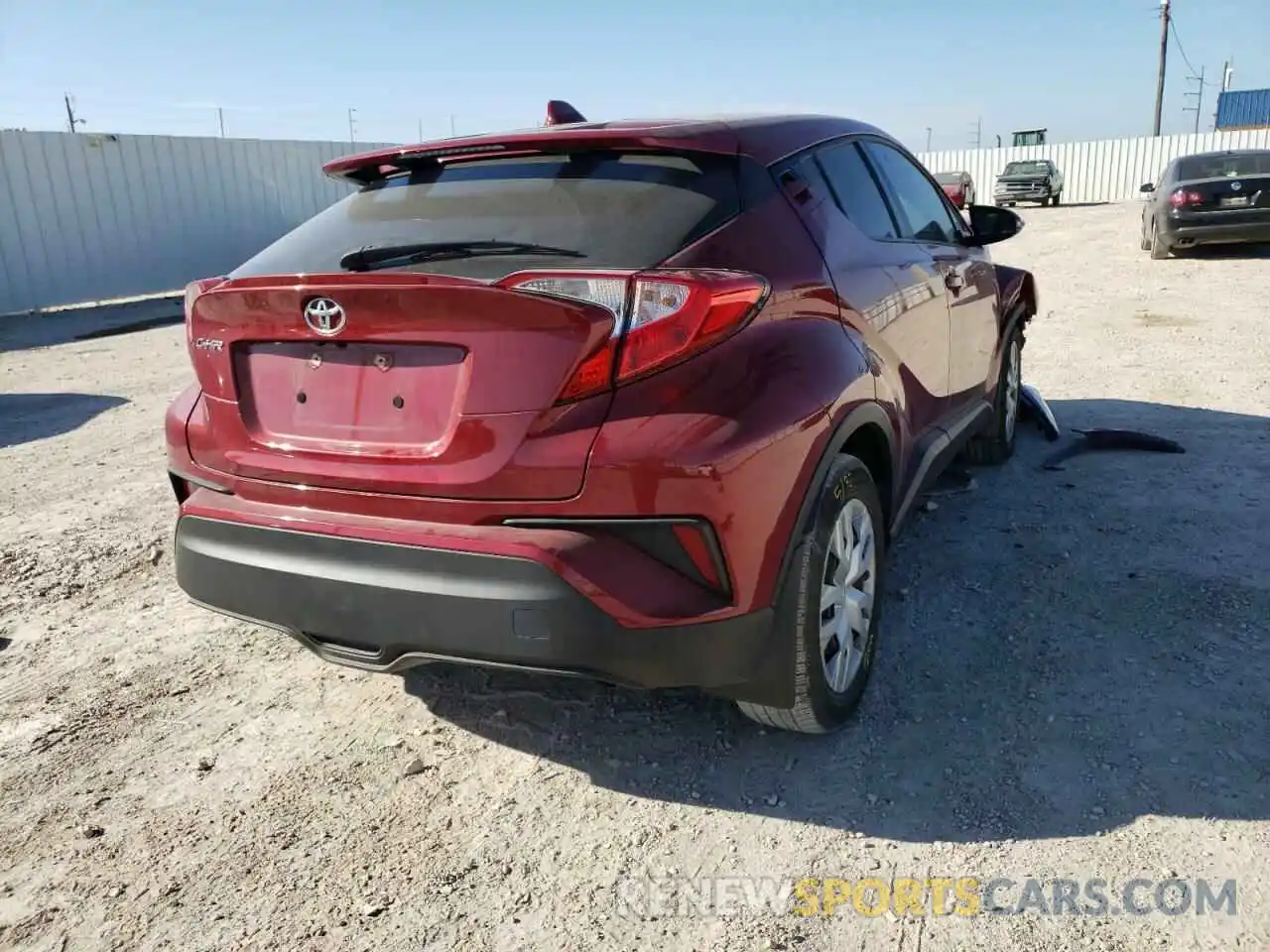 4 Photograph of a damaged car NMTKHMBX8KR097336 TOYOTA C-HR 2019