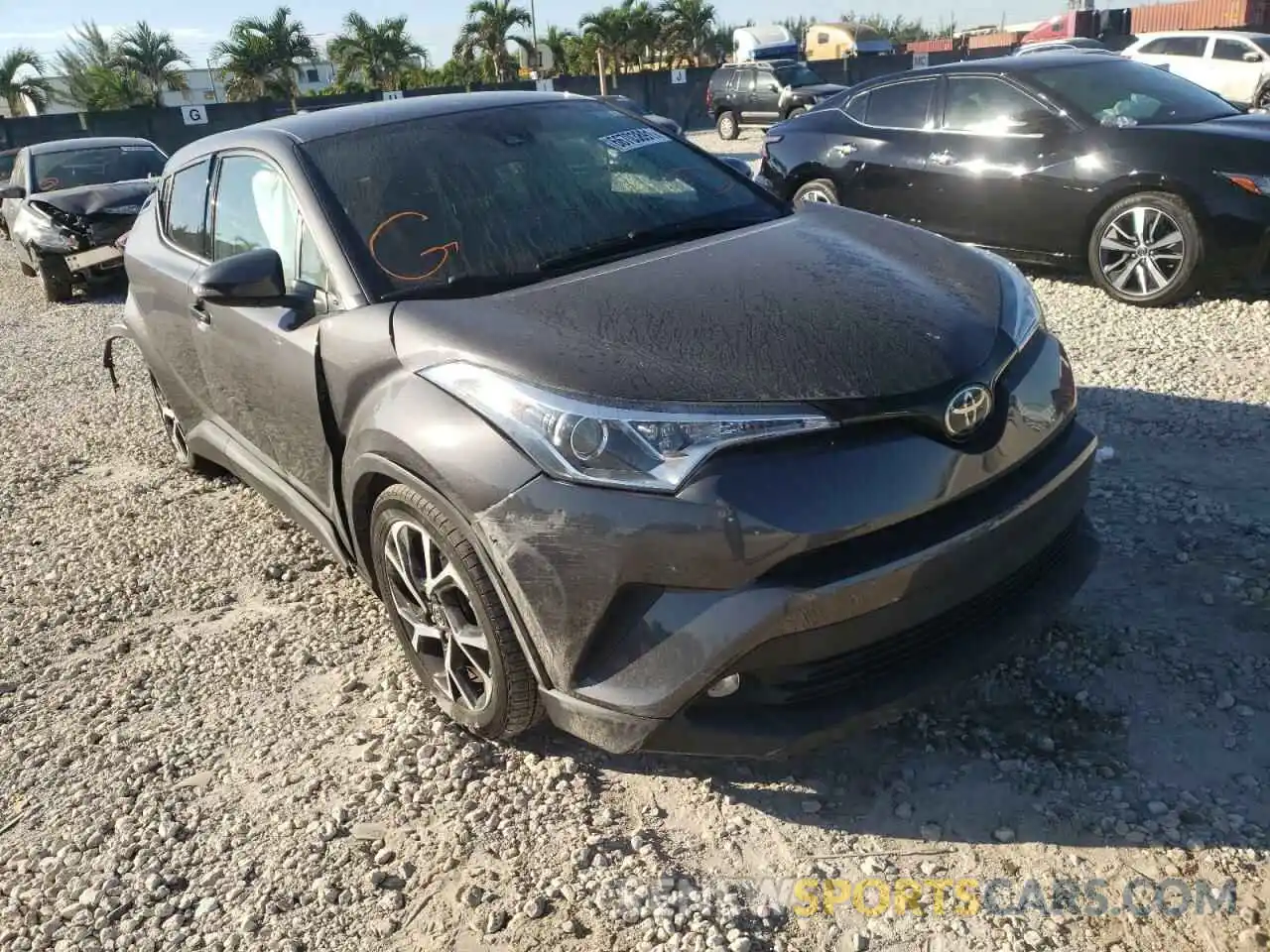 1 Photograph of a damaged car NMTKHMBX9KR069349 TOYOTA C-HR 2019