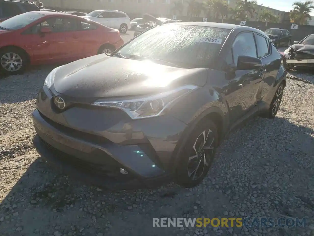 2 Photograph of a damaged car NMTKHMBX9KR069349 TOYOTA C-HR 2019