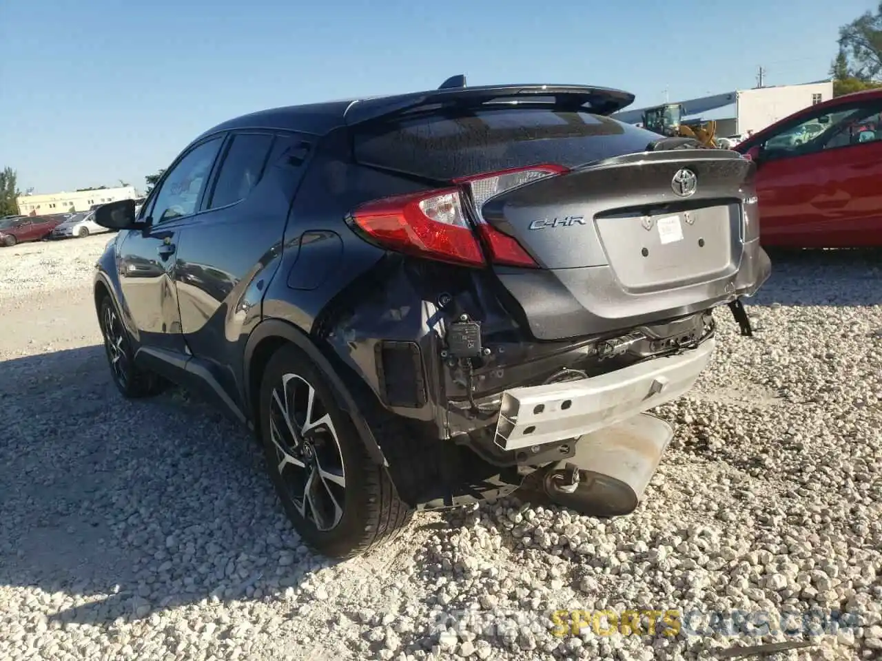 3 Photograph of a damaged car NMTKHMBX9KR069349 TOYOTA C-HR 2019