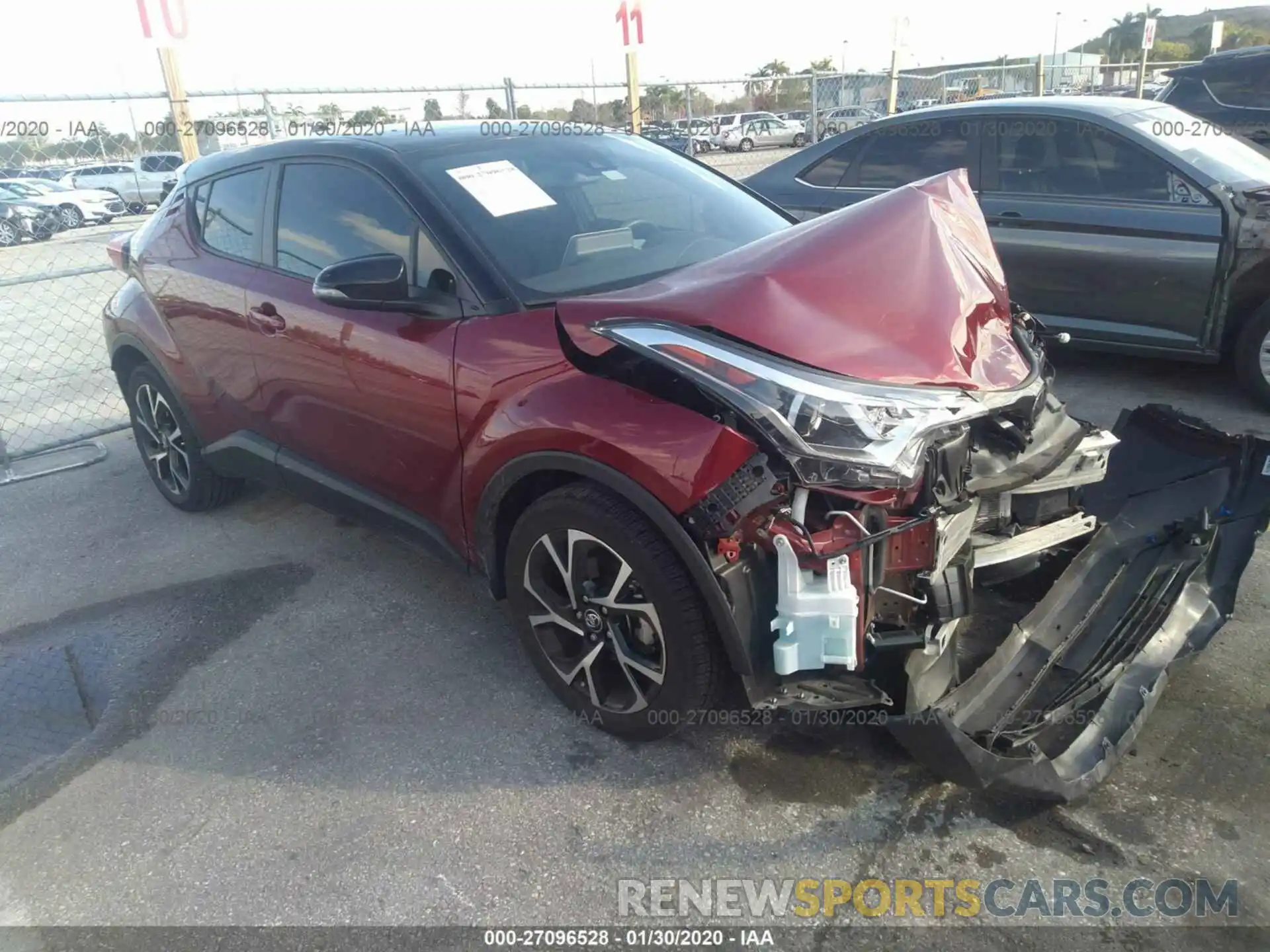 1 Photograph of a damaged car NMTKHMBX9KR072770 TOYOTA C-HR 2019