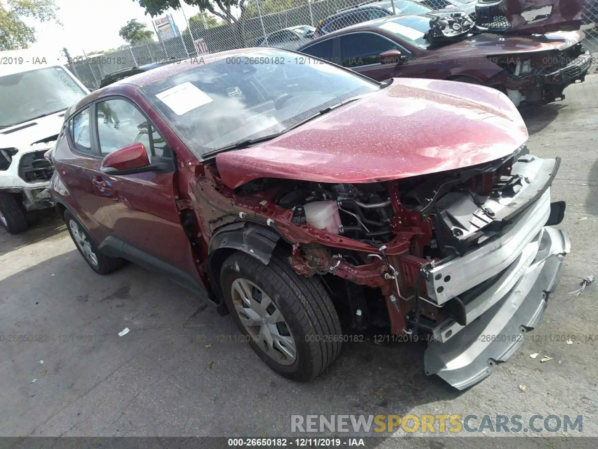 1 Photograph of a damaged car NMTKHMBX9KR074602 TOYOTA C-HR 2019