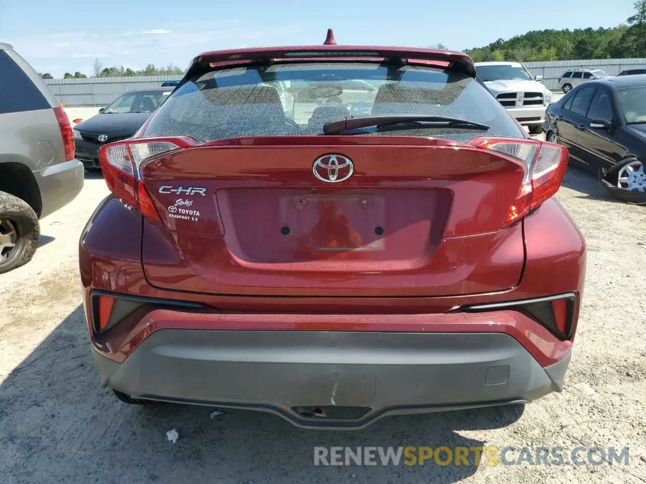 6 Photograph of a damaged car NMTKHMBX9KR074616 TOYOTA C-HR 2019
