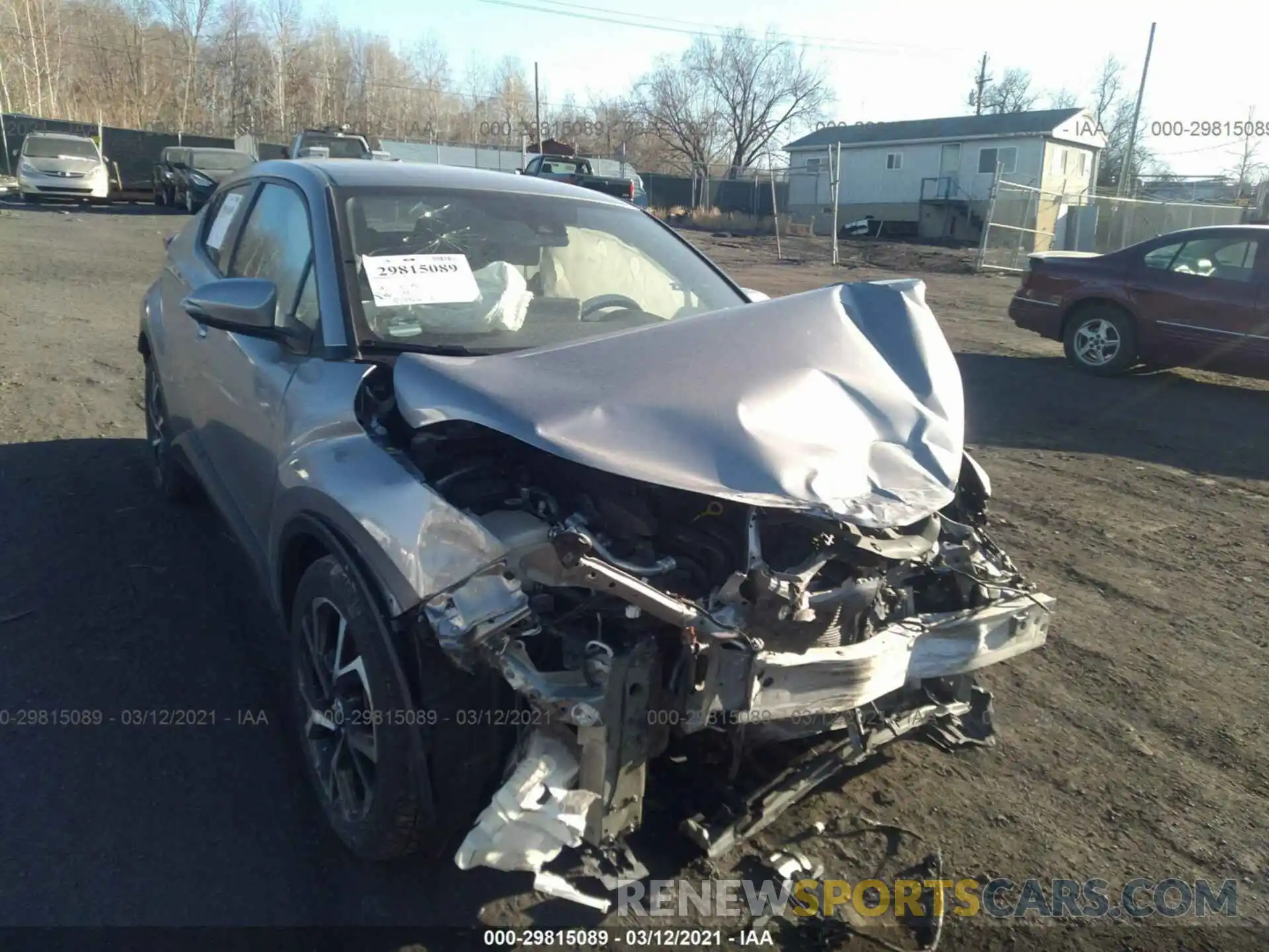 1 Photograph of a damaged car NMTKHMBX9KR074678 TOYOTA C-HR 2019