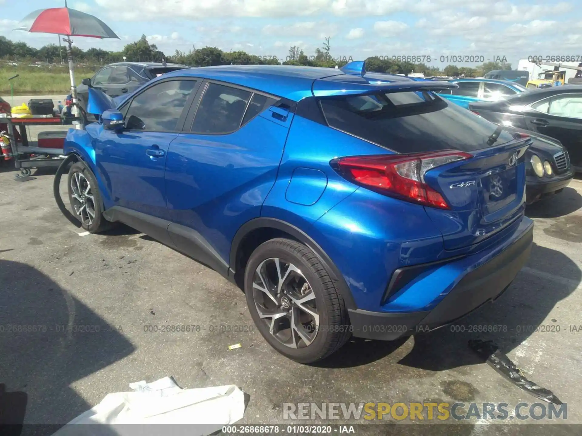 3 Photograph of a damaged car NMTKHMBX9KR075006 TOYOTA C-HR 2019