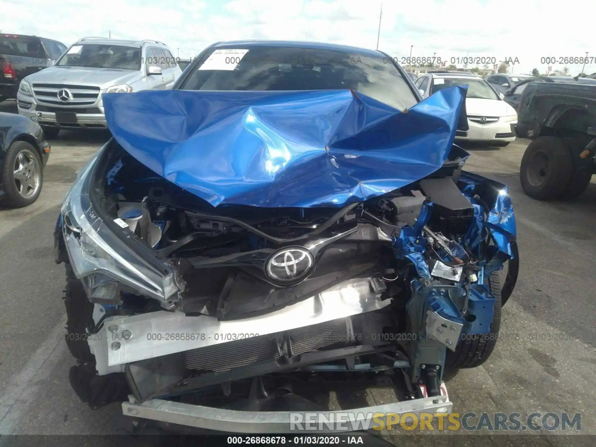 6 Photograph of a damaged car NMTKHMBX9KR075006 TOYOTA C-HR 2019