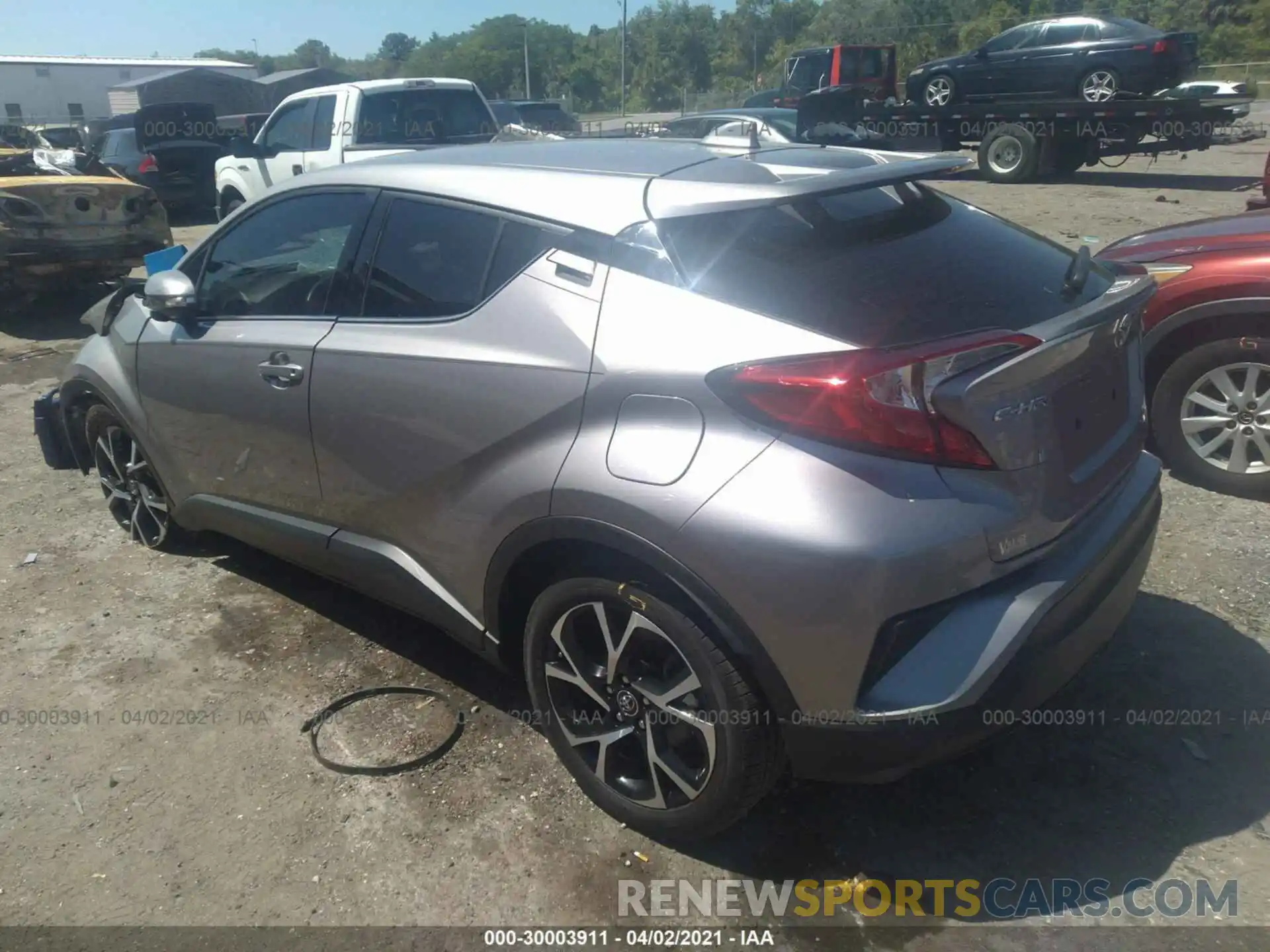 3 Photograph of a damaged car NMTKHMBX9KR075023 TOYOTA C-HR 2019