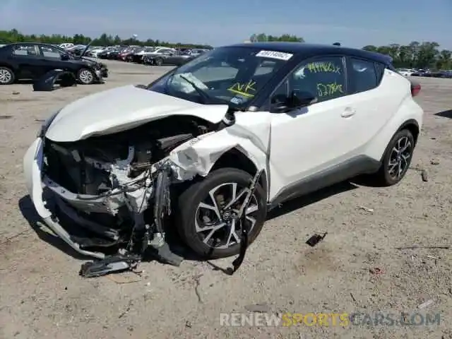 2 Photograph of a damaged car NMTKHMBX9KR075765 TOYOTA C-HR 2019