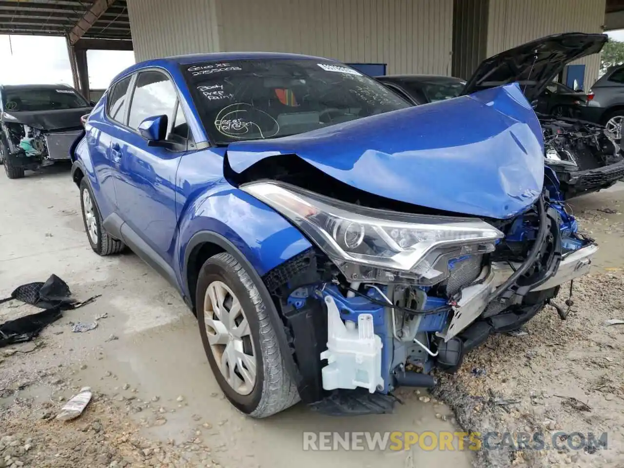 1 Photograph of a damaged car NMTKHMBX9KR076107 TOYOTA C-HR 2019