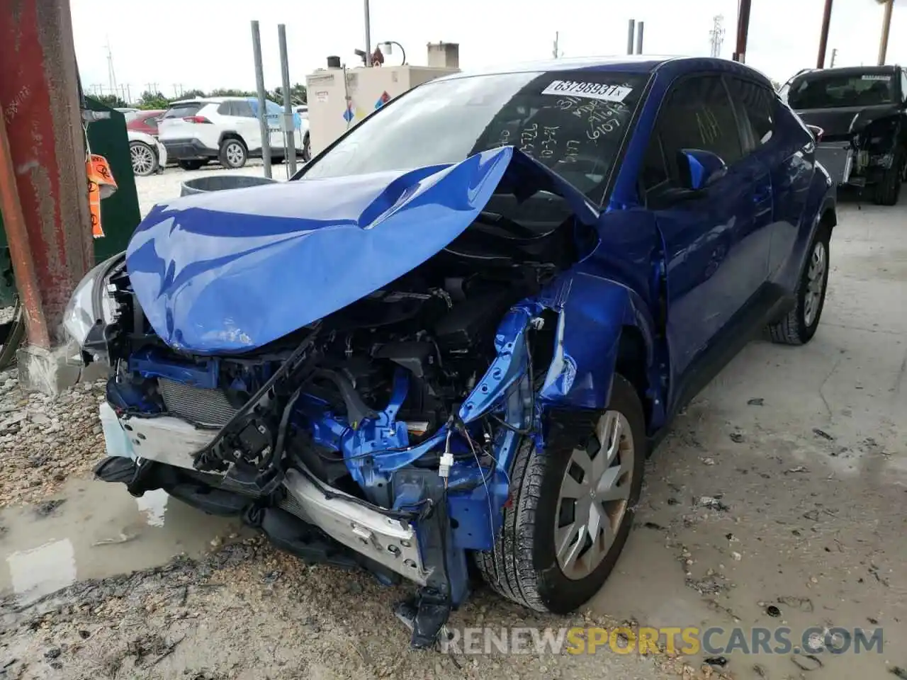 2 Photograph of a damaged car NMTKHMBX9KR076107 TOYOTA C-HR 2019