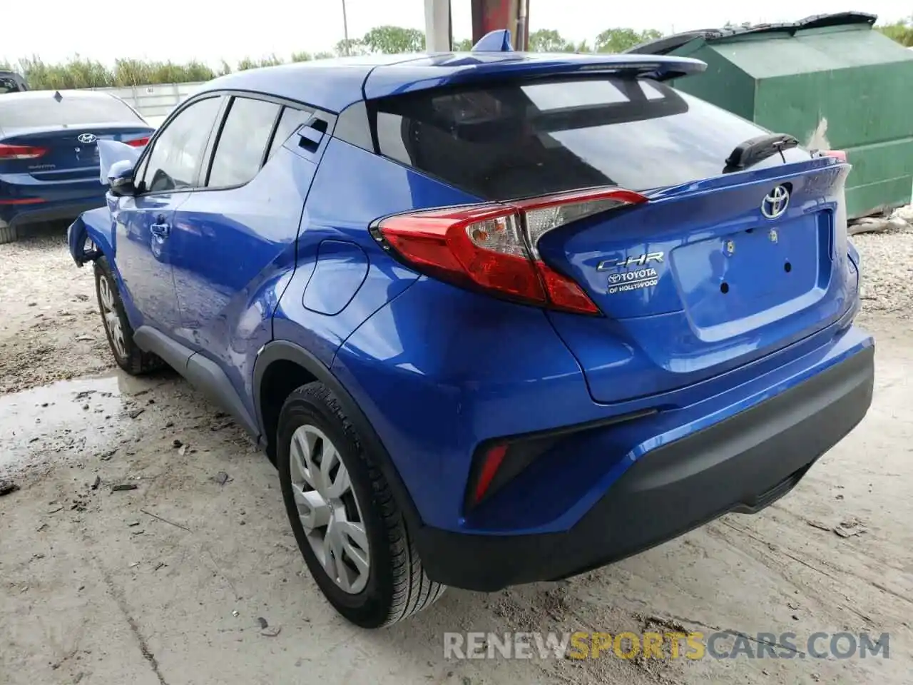 3 Photograph of a damaged car NMTKHMBX9KR076107 TOYOTA C-HR 2019